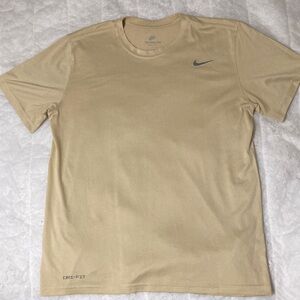 Nike Men's Tan Dri-FIT Shirt